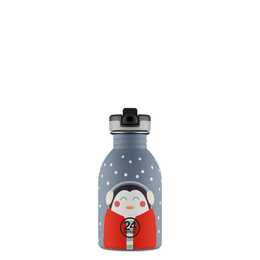 24BOTTLES Gourde enfants Happy Penguin Urban (0.25 l, Multicolore)