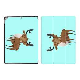 EG iPad Sleeve per Apple iPad Pro 12.9" - Tiffany Blue Cartoon Deer