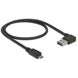 DELOCK USB-Kabel (USB Typ A, Micro USB Typ B, 0.5 m)