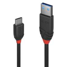 LINDY Black Line USB-Kabel (USB Typ C, USB Typ A, 0.15 m)