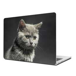 EG Hardcase (MacBook Air 13" M2 2022, Katzen, Schwarz)