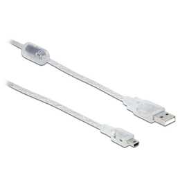 DELOCK USB-Kabel (USB Typ A, Mini USB Typ B, 2 m)