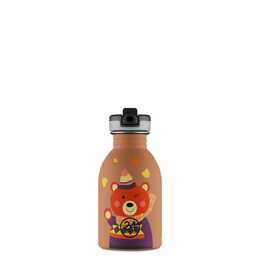 24BOTTLES Borraccia Sweet Bear  (0.25 l, Grigio, Multicolore)