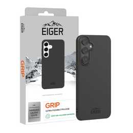 EIGER Backcover Grip (Galaxy S24 FE, Schwarz)