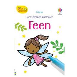 Ganz einfach ausmalen: Feen