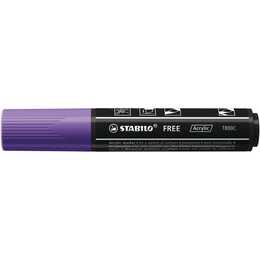 STABILO Pennarello acrilico Free Acrylic T800C  (Viola, 1 pezzo)