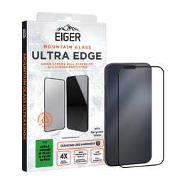 EIGER Verre de protection d'écran Ultra Edge (iPhone 16 Plus, iPhone 15 Plus, iPhone 14 Pro, 1 pièce)