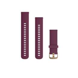 GARMIN Cinturini (Garmin, Forerunner 645, vivoactive 3 Music, vivoactive 3, vivomove HR, Viola, Oro, Marrone)