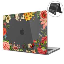 EG Hardcase (Macbook Air 15" M3 2024, Blumen, Transparent)