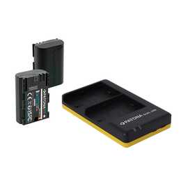 PATONA Canon LP-E6P Set Batterie et chargeur (Lithium-Ion, 2600 mAh)