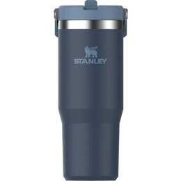 STANLEY Bicchiere thermos IceFlow Flip Straw Tumbler (890 ml, Blu marino, Blu)