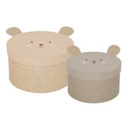 JABADABADO Contenitori portaoggetti Teddy (23 x 23 x 13 cm)