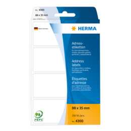 HERMA Druckeretikettenbogen (88 x 35 mm)