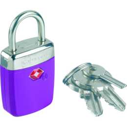 GO TRAVEL Go TSA Cadenas de voyage (Argent, Mauve)