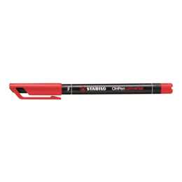 STABILO Textmarker OHPen (Rot, 1 Stück)