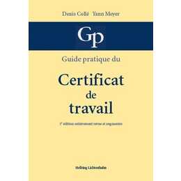 Certificat de travail