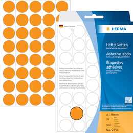 HERMA Foglie etichette per stampante (19 x 19 mm)