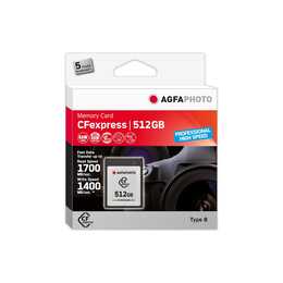 AGFAPHOTO CFexpress type B CFexpress (512 Go, 1700 Mo/s)