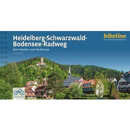 Heidelberg-Schwarzwald-Bodensee-Radweg. 1:50'000