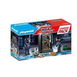 PLAYMOBIL City Action Starter Pack Ladro e cassaforter (70908)