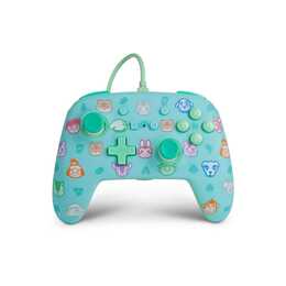 POWER A Enhanced Wired Controller Animal Crossing Manette (Turquoise, Multicolore)