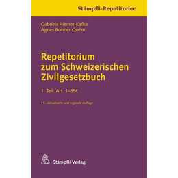 Repetitorium zum Schweizerischen Zivilgesetzbuch