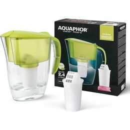 AQUAPHOR Carafe filtrante Smile (350 l, Transparent, Vert)