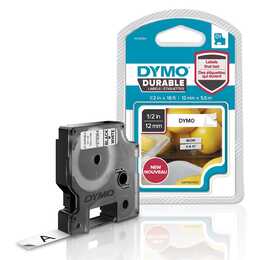 DYMO 1978364 Schriftband (Schwarz / Weiss, 12 mm)