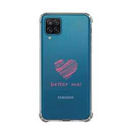 EG Backcover (Galaxy A12, Liebe, Transparent)