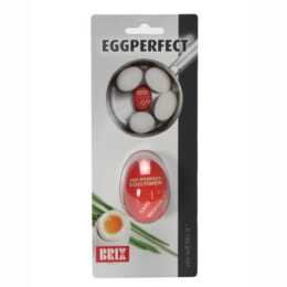 BRIX DESIGN Eieruhr EggPerfect (Transparent, Rot, Weiss)