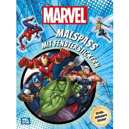 MARVEL: Malspass mit Fensterstickern