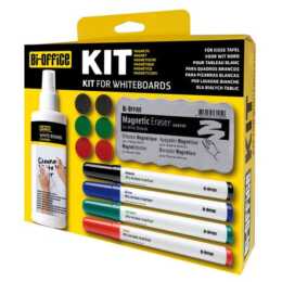 BI-OFFICE Whiteboard Marker Earth-it (Schwarz, Grün, Blau, Rot, 4 Stück)