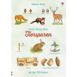 Sticker-Wissen Natur: Tierspuren