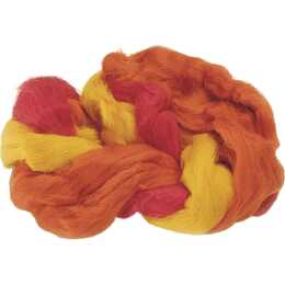 HEYDA Filzwolle (50 g, Gelb, Orange, Rot)