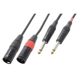 PD CONNEX CX64-6 Cavo di allacciamento (XLR, Jack 6.3 mm, 6 m)