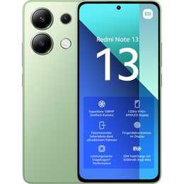 XIAOMI Redmi Note 13 (256 GB, Mintgrün, 6.67", 108 MP)