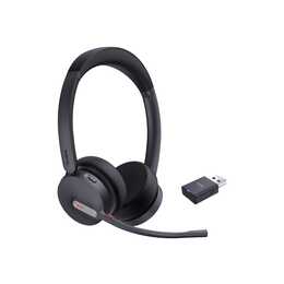 YEALINK Office Headset WH64  (On-Ear, Kabellos, Schwarz)