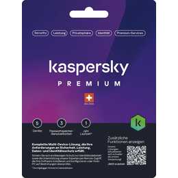 KASPERSKY LAB Premium (Licence annuelle, 5x, 12 Mois, Allemand)