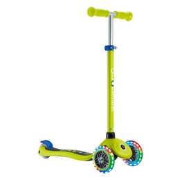 GLOBBER Scooter Primo Lights (Lime)