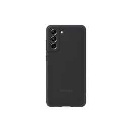 SAMSUNG Backcover Silicon (Galaxy S21 FE 5G, Schwarz)