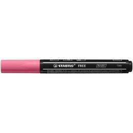 STABILO Pennarello acrilico Free Acrylic T300 (Rosa, 1 pezzo)