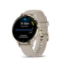 GARMIN Venu 3S (41 mm, Polymer, Edelstahl, Gold)