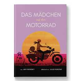 Das Mädchen auf dem Motorrad