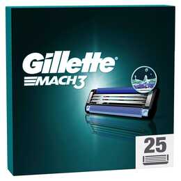 GILLETTE Lame de rasoir Mach3 (25 pièce)