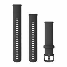 GARMIN Cinturini (Garmin, Forerunner 245 Music, Forerunner 245, Forerunner 645, vivomove Luxe, Venu, vivomove 3, vivoactive 3 Music, vivoactive 3, vivomove HR, Nero)