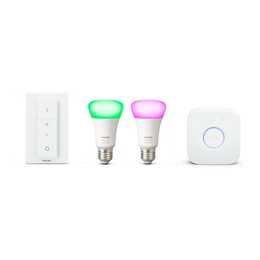 PHILIPS HUE Lampadina LED White & Color Ambiance (E27, ZigBee, Bluetooth, 9 W)