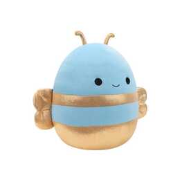 SQUISHMALLOWS Queen Bee (35 cm, Doré, Bleu)