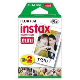 FUJIFILM White 2x10 Sofortbildfilm (Instax Mini, Weiss)