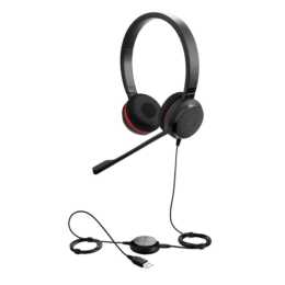 JABRA Casque micro de bureau (On-Ear, Câble, Noir)