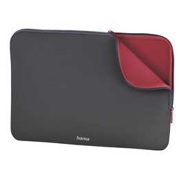 HAMA Pochette (17.3", Gris, Rouge)